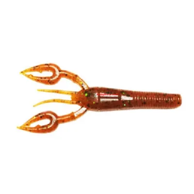 GARY YAMAMOTO FAT BABY CRAW PUMPKIN W BLK & GRN (7 UNIDADES) 3FS 07 198