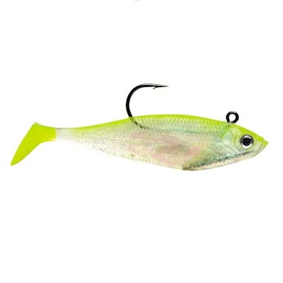 STORM SWIN SHAD 6 INCH SHINER CHARTREUSE SILVER 7 8 OZ 15CM 62G (3 UNID) WSS06SHCS