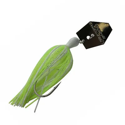Z MAN THE ORIGINAL CHATTER BAIT WHITE CHARTREUSE 1 2 OZ
