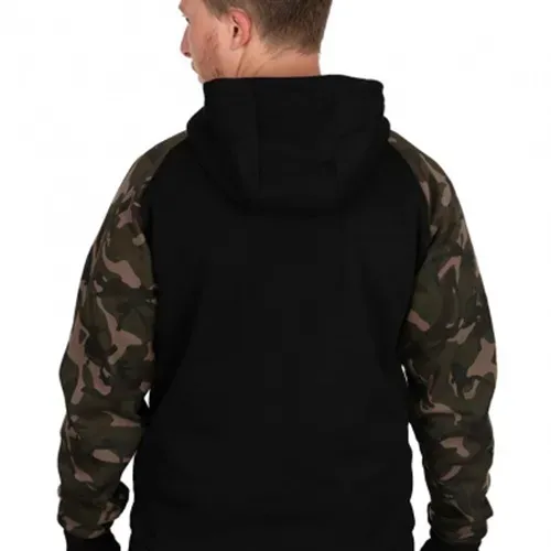 Fox Black/Camo Raglan Hoody Size S