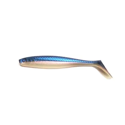 RON THOMPSON SLIM SHAD PADDLE TAIL BLUE SLV BULK 10CM 7G 65454