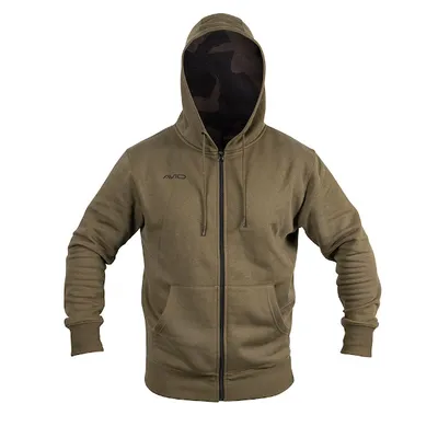 Avid Carp Distortion Zip Hoodie Size L