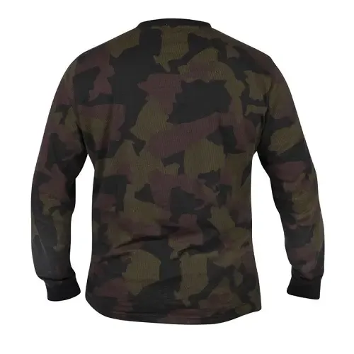 Avid Carp Distortion Camo Lite T-Shirt Long Sleeve Size 3XL