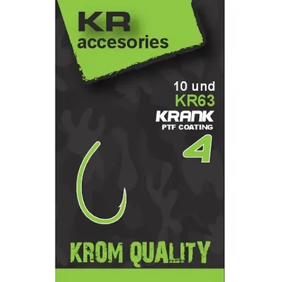 Krom Quality Hooks Anzuelos Crank Size 4 10 Unid