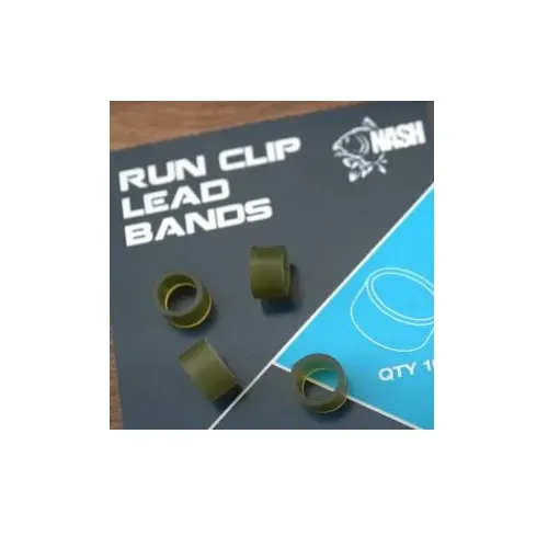 Nash Run Clip Lead Band Silt Qty10