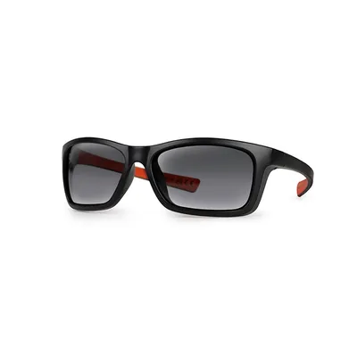 Fox Gafas Collection Wraps Black & Orange Grey Lens