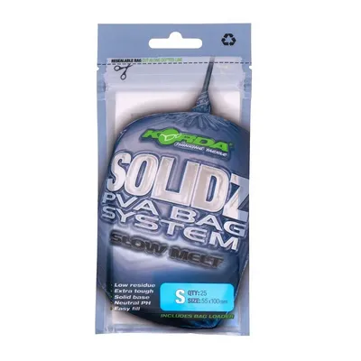KORDA SOLIDZ SLOW MELT PVA BAGS S KPVA6