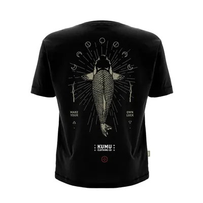 KUMU T SHIRT MAKE YOUR OWN LUCH BLACK SIZE L TSMYOL103