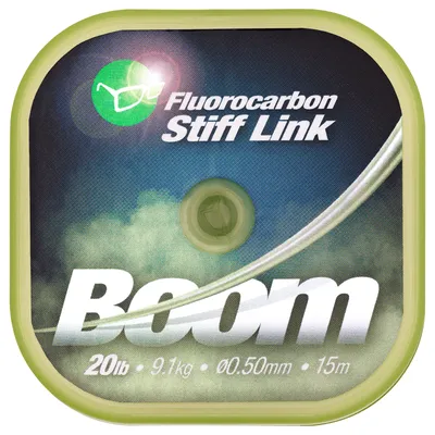Korda Boom Fluorocarbon Stiff Link 0.50mm (15m) 20lb KBOOM50