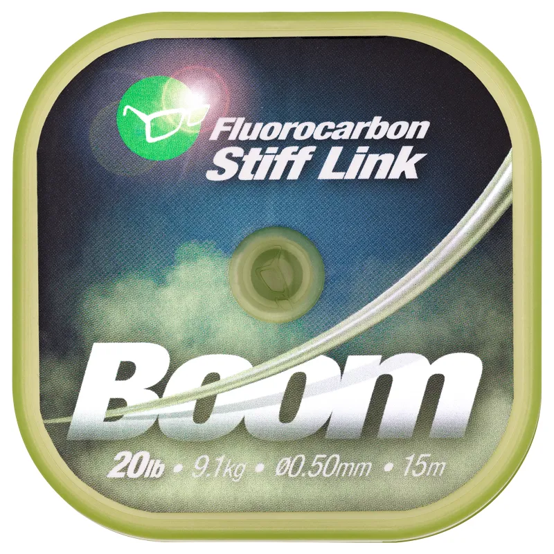 Korda Boom Fluorocarbon Stiff Link 0.50mm (15m) 20lb KBOOM50