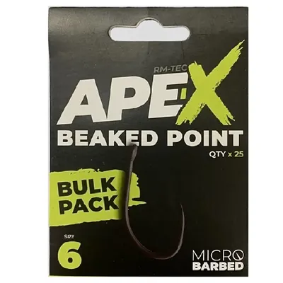 Ridgemonkey Ape-X Straight Point Bulk Pack 25 unid Size 4