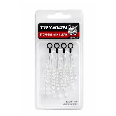 TRYBION STOPPERS MIX CLEAR 63PIEZAS 10177-C
