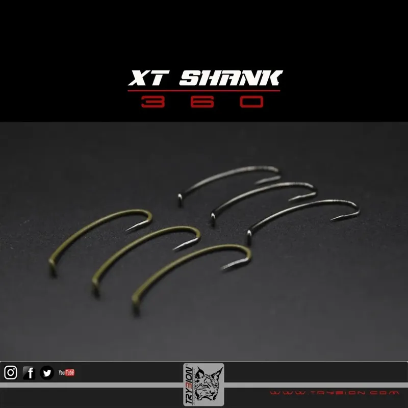 TRYBION HOOKS XT SHANK 360 CAMO SIZE 8 10UNID 10282