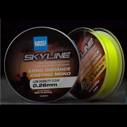 Nash Skyline Mono Uv Yellow 0,30mm 1000m