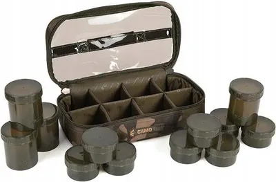 Fox Camolite 12 Pot Hookbait Case