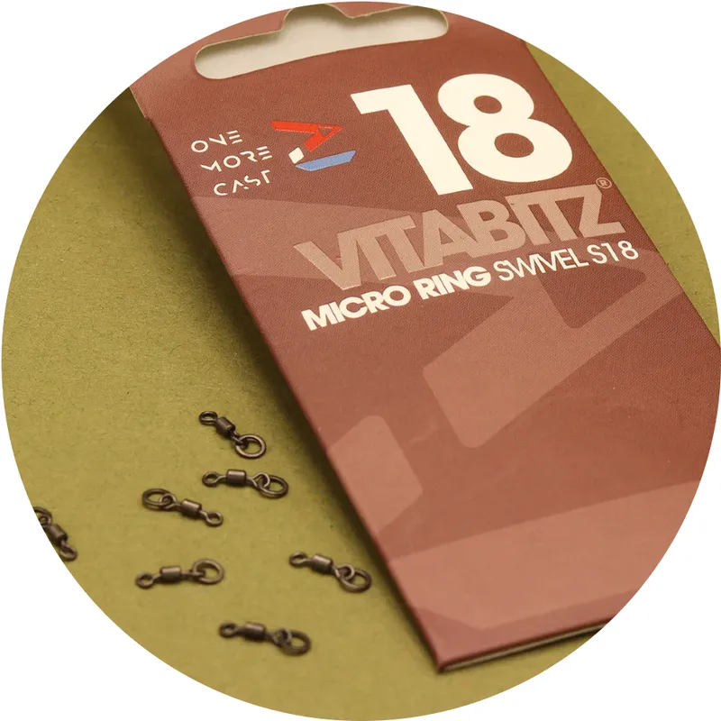 One More Cast Micro Ring Swivel 15 UNID SIZE18 OMCMR18