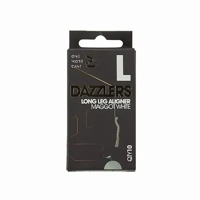 ONE MORE CAST DAZZLERS LONG LEG ALIGNER MAGGOT WHITE L OMCLLM