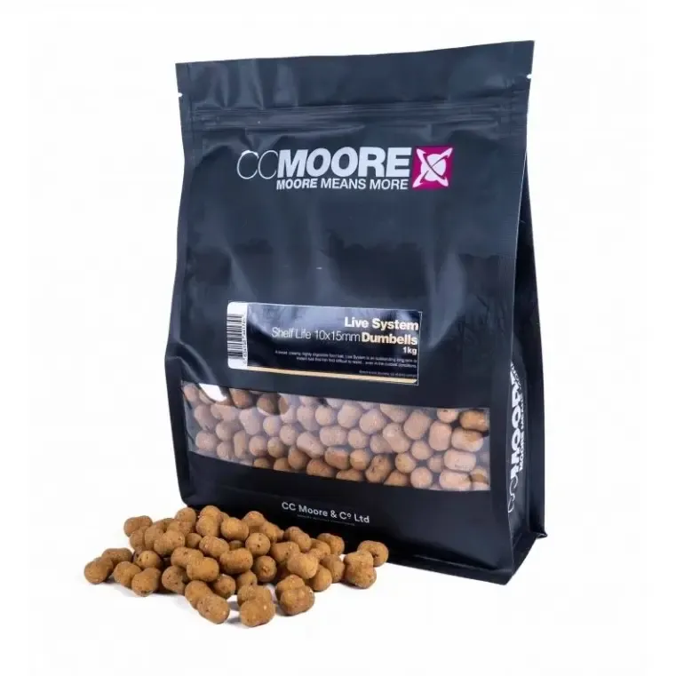 CC MOORE LIVE SYSTEM DUMBELLS 15X18MM 1KG 90031
