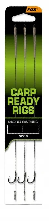 FOX EOS READY RIGS   X3 WIDE GAPE SIZE 8 20LB MICRO B ARBED CCR194