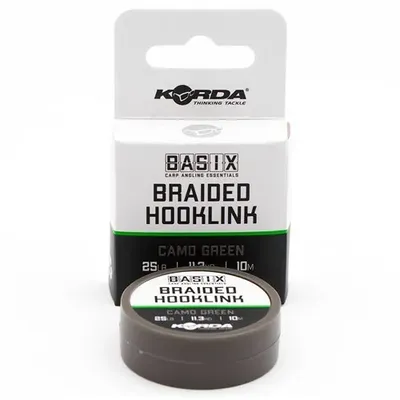 Korda Trenzado Basix Coated Hooklink 25lb 113kg 10m