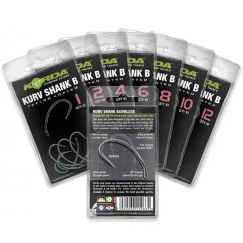 Korda Anzuelo Kurv Shank B Size 8