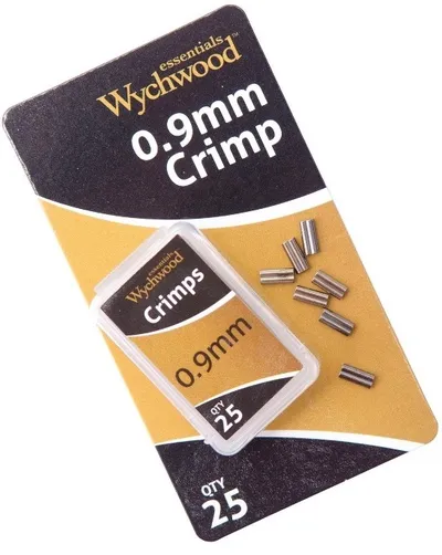 Wychwood Crimps 25 Pack   0.9mm X9028
