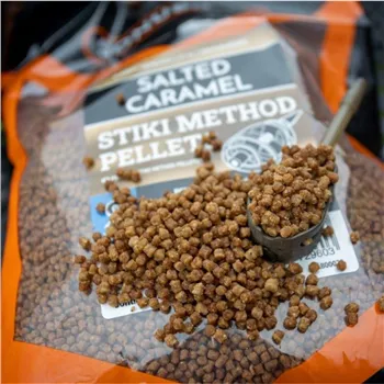 SONUBAITS STICKI METHOD PELLETS SALTED CARAMEL 2MM 650G S1800029