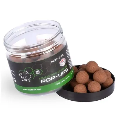 Nash Bait Natural Pop Ups Monster Shrimp 15mm
