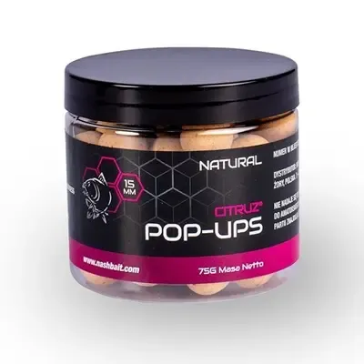 Nash Bait Natural Pop Ups Crituz 15mm