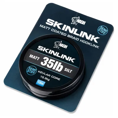 Nash Skinlink Semi Stiff Dark Silt 35Lb 10m