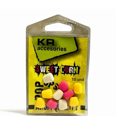 Krom Quality Artificial Pop Ups Sweet Corn Mix 10 Unid