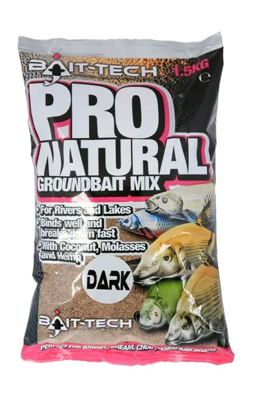 BAIT TECH PRO NATURAL GROUNDBAIT MIX 1 5KG BT PRONAT