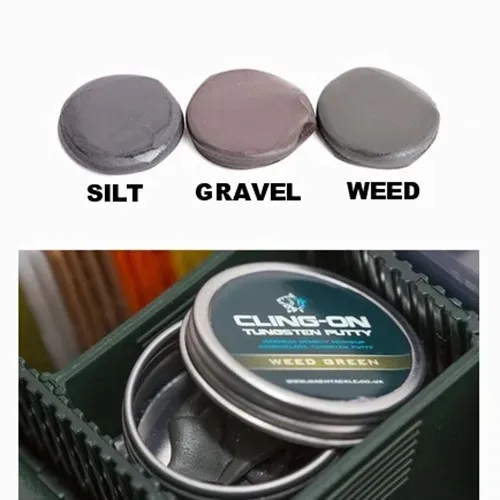 Nash Cling On Tungsten Putty Weed Green