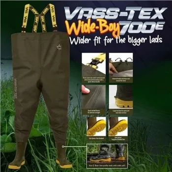 Vass Tex 700E 'Wide Boy' Chest Waders   EU47/48 UK13 VA700 70WB/7/47