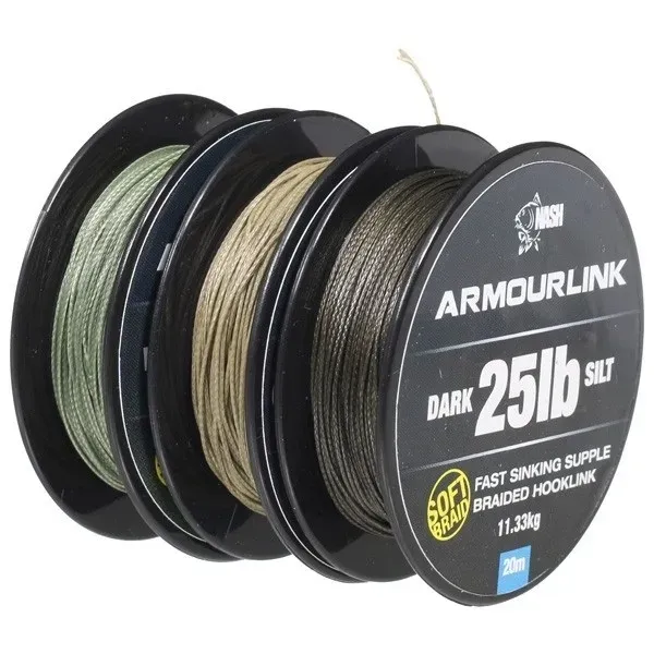Nash Armourlink Dark Silt 15Lb 20m