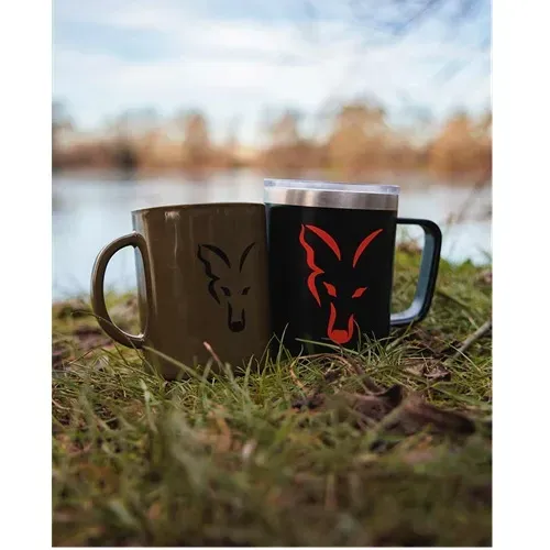 Fox Taza Voyager Mug Green 350ml