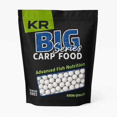 Krom Quality KR200 Big Series Boilies Solubles White Boom 12/16mm 2,5kg