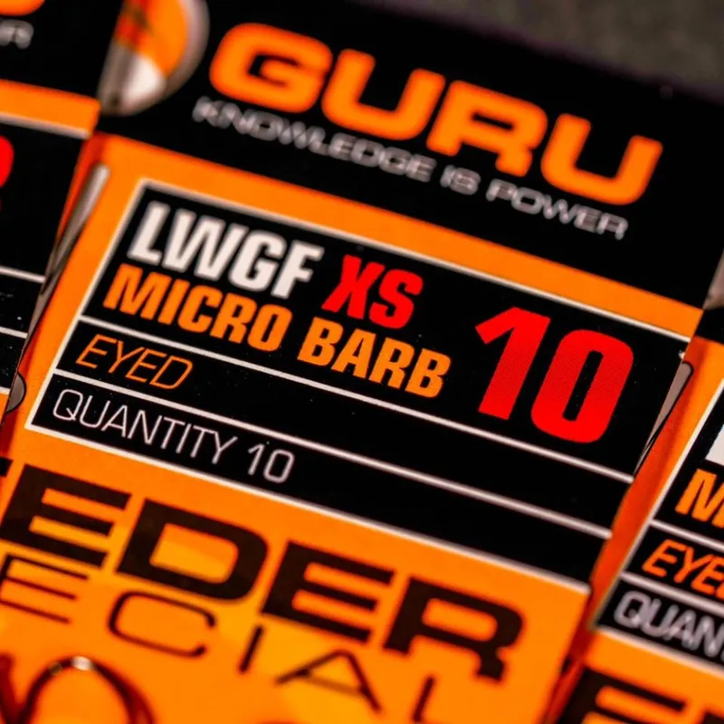 GURU TACKLE FEEDER SPECIAL XS MICRO BARB SIZE14 EYED GFSXSE14