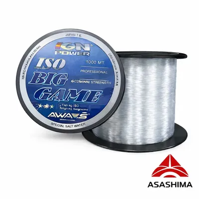 AWA SHIMA ION POWER ISO BIG GAME FLUORINE 0.405MM 27.90KG 1000M