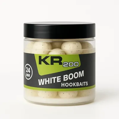Krom Quality KR200 Hookbaits White Boom 20mm