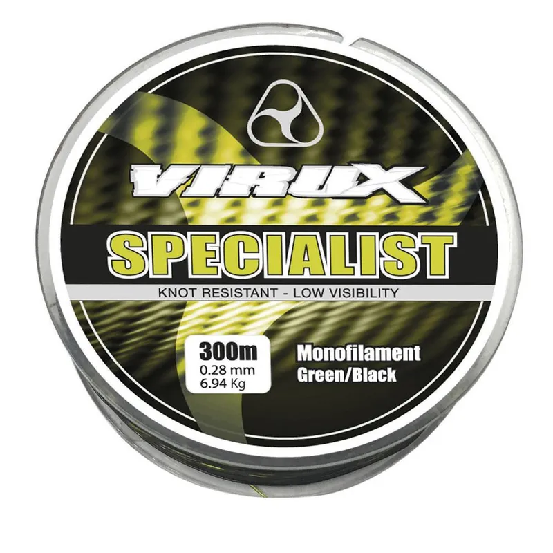 VIRUX SPECIALIST 1200M O 25MM MONOFILAMENT GREEN/BLACK LXSP120025