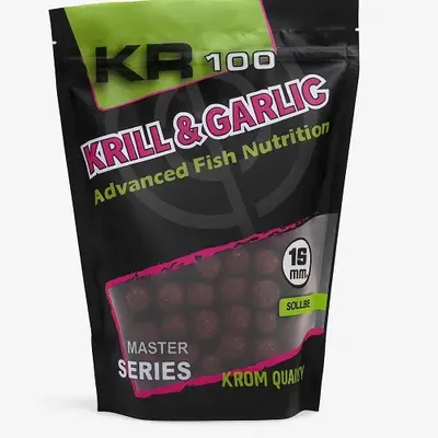 Krom Quality KR100 Boilies Solubles Krill & Garlic 16mm 800g