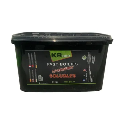 Krom Quality KR300 Fast Boilies Liverberry Solubles 20mm 3kg