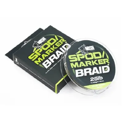 Nash Spod & Marker Braid 0,18mm 25Lb Hiviz Green 300m