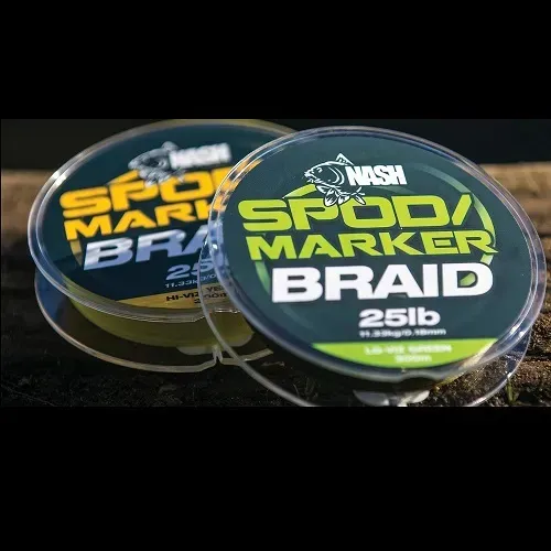 Nash Spod & Marker Braid 0,18mm 25Lb Hiviz Green 300m