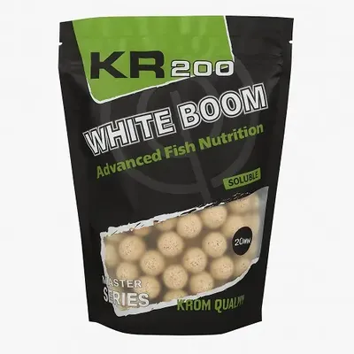 Krom Quality KR200 Boilies Solubles White Boom 20mm 800g
