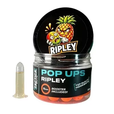 TACTICA BAITS POP UPS RIPLEY ORANGE 15MM 150ML BOOSTER INCLUDED RI10