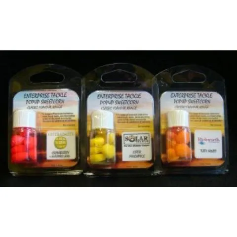 ENTERPRISE TACKLE POPUP SWEETCORN CLASSIC FLAVOUR RANGE CANDY SWEETNER ET27FCS