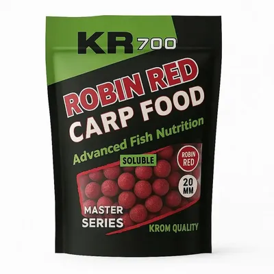 Krom Quality KR700 Boilies Solubles Robin Red 20mm 800g