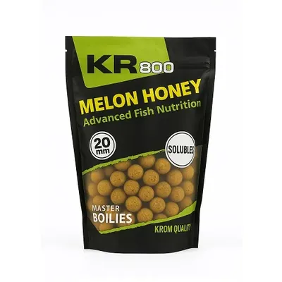 Krom Quality KR800 Boilies Solubles Melon Honey 20mm 800g